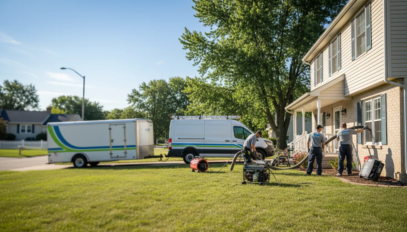 Flooded Basement Restoration And Cleanup With Repair in Arnold, KS near me